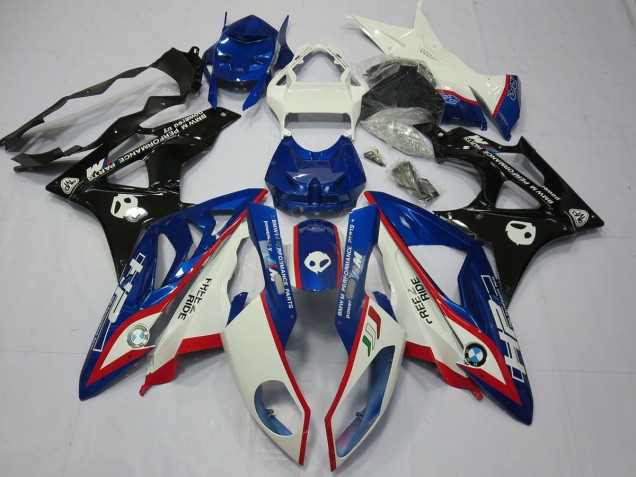 09-14 Alienígena Azul & Blanco S1000RR Carenados Moto 09-14 Alienígena Azul & Blanco S1000RR Carenados Moto