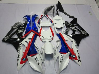 09-14 Alienígena Azul & Blanco S1000RR Carenados Moto