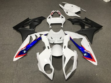 09-14 Alienígena Azul & Blanco S1000RR Carenados Moto