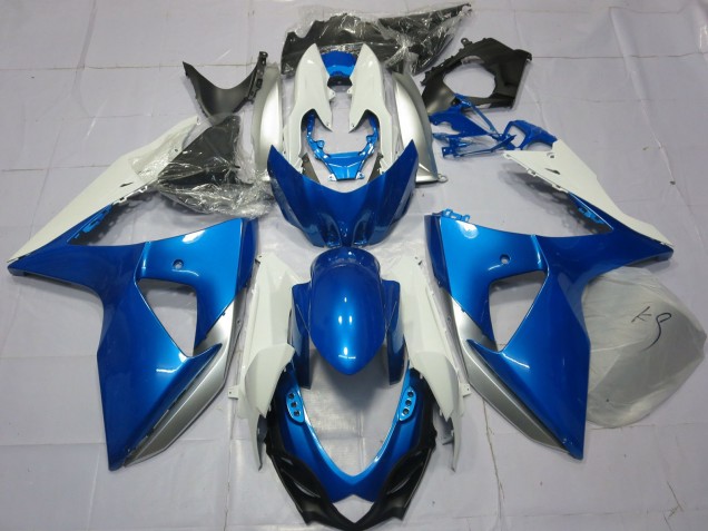 09-16 Azul & Blanco GSXR 1000 Carenados Moto
