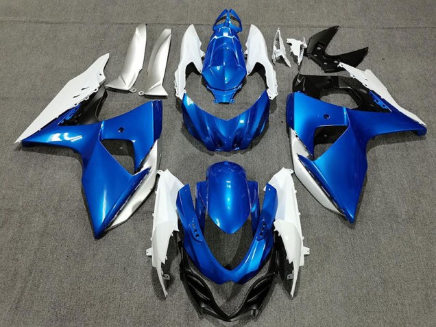 09-16 Azul Blanco & Plata GSXR 1000 Carenados Moto 09-16 Azul Blanco & Plata GSXR 1000 Carenados Moto