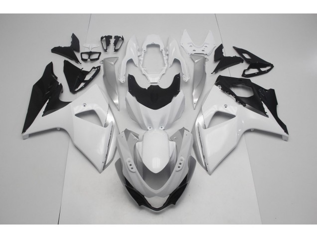 09-16 Blanco Brillo & Plata GSXR 1000 Carenados Moto 09-16 Blanco Brillo & Plata GSXR 1000 Carenados Moto