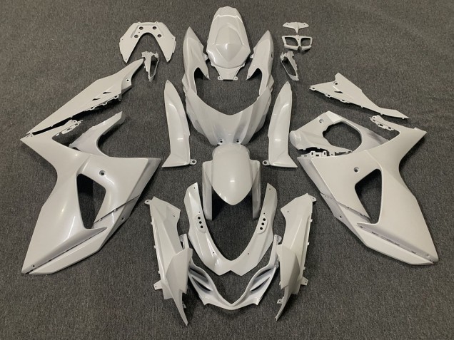 09-16 Blanco Liso Brillante GSXR 1000 Carenados Moto 09-16 Blanco Liso Brillante GSXR 1000 Carenados Moto