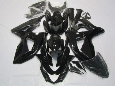 09-16 Negro Brillante GSXR 1000 Carenados Moto