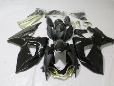 09-16 Negro Brillante Plata Mate GSXR 1000 Carenados Moto