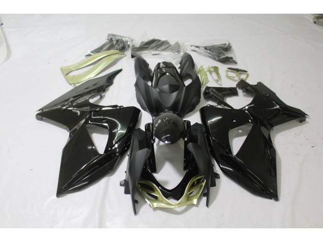 09-16 Negro Brillante Plata Mate GSXR 1000 Carenados Moto 09-16 Negro Brillante Plata Mate GSXR 1000 Carenados Moto