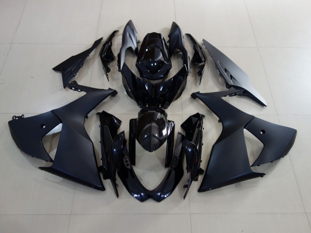 09-16 Negro Mate & Negro Brillante GSXR 1000 Carenados Moto 09-16 Negro Mate & Negro Brillante GSXR 1000 Carenados Moto