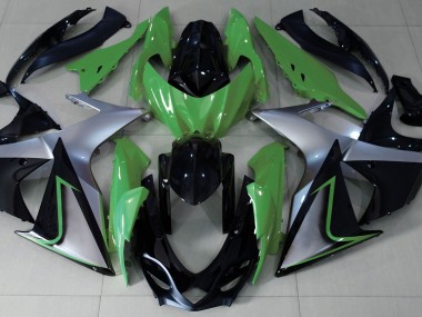 09-16 Verde Plata & Negro GSXR 1000 Carenados Moto