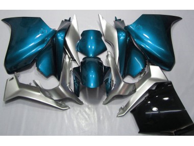 10-13 Azul Claro & Plateado VFR1200 Carenados Moto