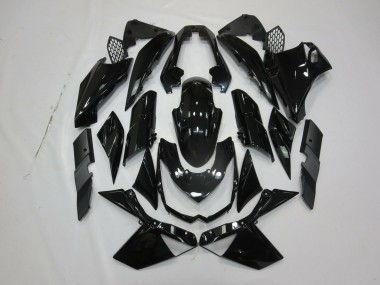 10-13 Negro Brillante Z1000 Carenados Moto