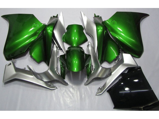 10-13 Verde Intenso & Plateado VFR1200 Carenados Moto 10-13 Verde Intenso & Plateado VFR1200 Carenados Moto