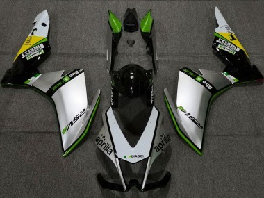 10-15 Plata Pirelli & Verde RSV4 1000 Carenados Moto