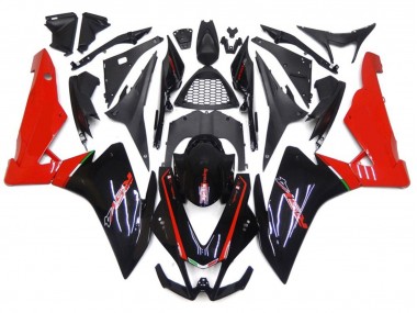 10-15 Rojo & Negro RSV4 1000 Carenados Moto