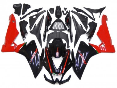 10-15 Rojo & Negro RSV4 1000 Carenados Moto