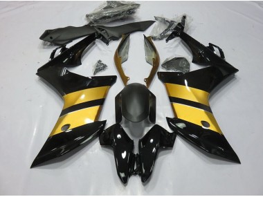 11-12 Diseño Cbr Negro Dorado CBR600F Carenados Moto