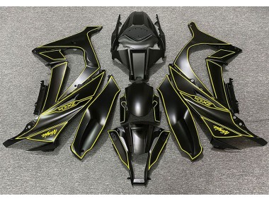 11-15 Forro Negro Mate & Amarillo ZX10R Carenados Moto