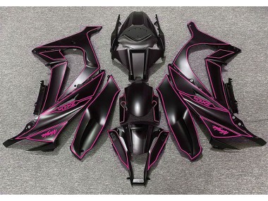11-15 Forro Negro Mate & Rosa ZX10R Carenados Moto