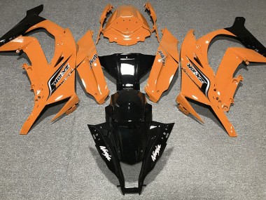 11-15 Naranja Brillante & Logotipos ZX10R Carenados Moto