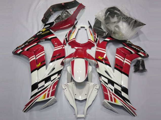 11-15 Rojo Blanco & Negro ZX10R Carenados Moto