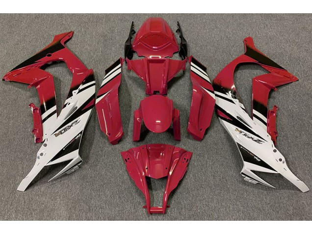 11-15 Rojo Brillante & Blanco ZX10R Carenados Moto 11-15 Rojo Brillante & Blanco ZX10R Carenados Moto