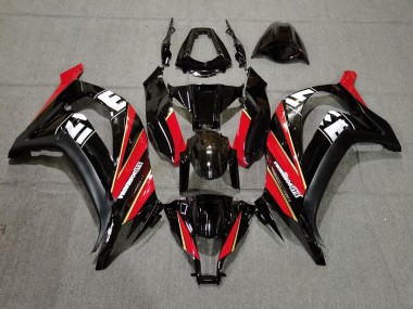 11-15 Rojo Negro Blanco Especial ZX10R Carenados Moto