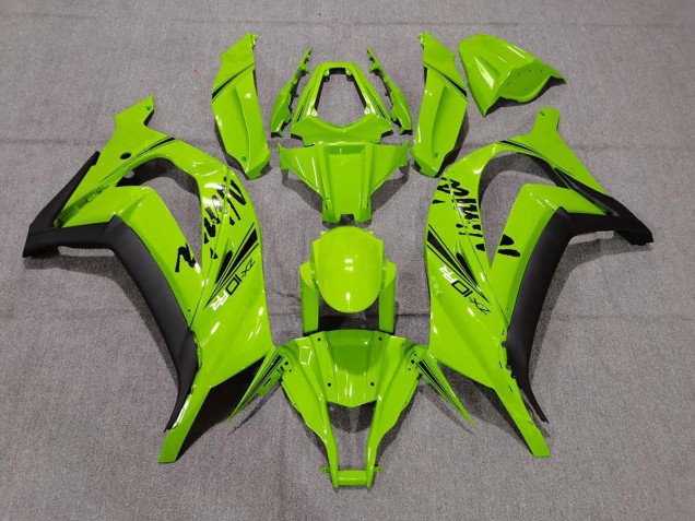 11-15 Verde Brillante & Negro ZX10R Carenados Moto 11-15 Verde Brillante & Negro ZX10R Carenados Moto