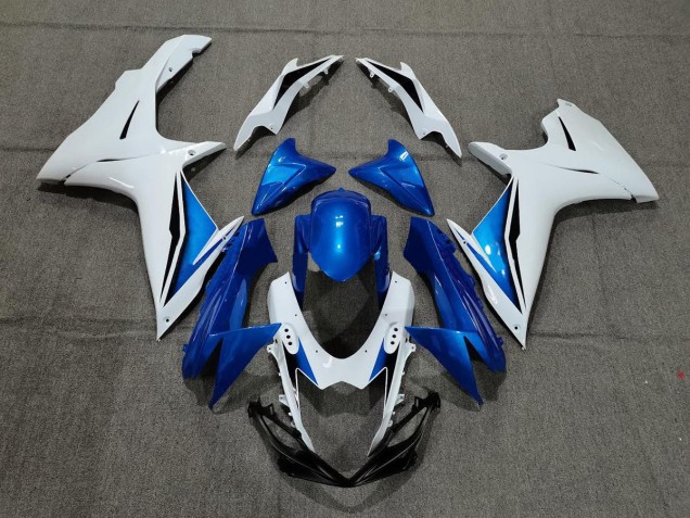 11-24 Azul & Blanco GSXR 600-750 Carenados Moto 11-24 Azul & Blanco GSXR 600-750 Carenados Moto