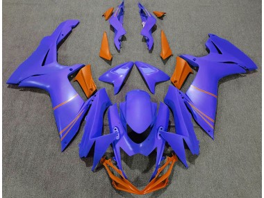 11-24 Azul Océano Mate & Naranja GSXR 600-750 Carenados Moto