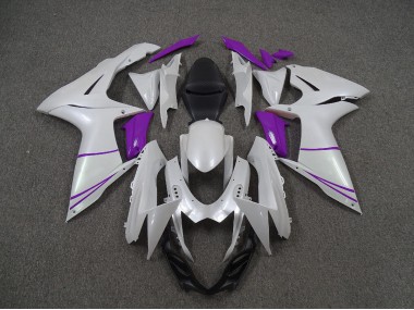 11-24 Blanco Perla & Morado GSXR 600-750 Carenados Moto
