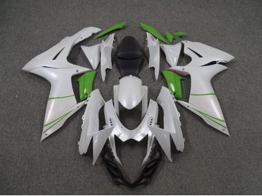 11-24 Blanco Perla & Verde GSXR 600-750 Carenados Moto