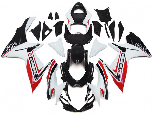 11-24 Kit De Estilo Personalizado Rojo GSXR 600-750 Carenados Moto 11-24 Kit De Estilo Personalizado Rojo GSXR 600-750 Carenados Moto