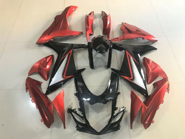 11-24 Negro Brillante & Naranja Vibrante GSXR 600-750 Carenados Moto 11-24 Negro Brillante & Naranja Vibrante GSXR 600-750 Carenados Moto