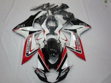 11-24 Rojo Blanco & Negro GSXR 600-750 Carenados Moto