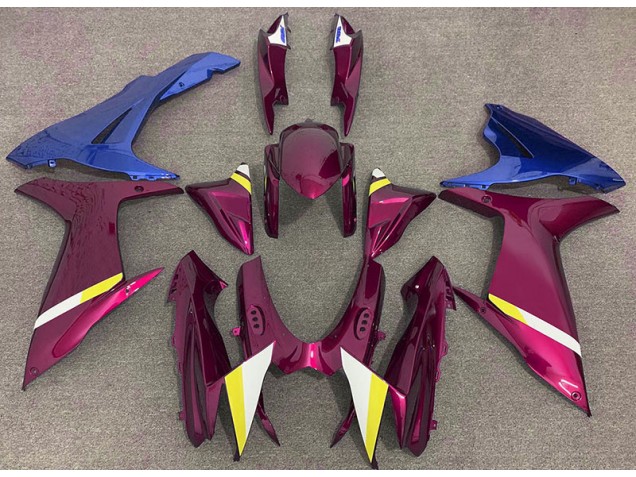 11-24 Rojo Brillante & Azul GSXR 600-750 Carenados Moto 11-24 Rojo Brillante & Azul GSXR 600-750 Carenados Moto