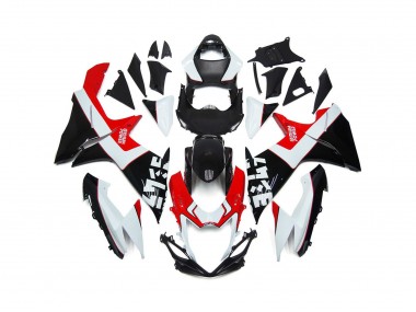 11-24 Rojo & Negro Personalizados Con Logotipos GSXR 600-750 Carenados Moto