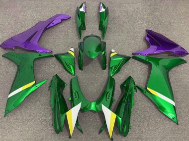 11-24 Verde Brillante & Morado GSXR 600-750 Carenados Moto
