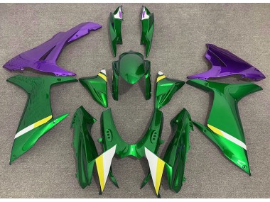 11-24 Verde Brillante & Morado GSXR 600-750 Carenados Moto