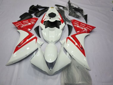 12-14 Rojo & Blanco R1 Carenados Moto