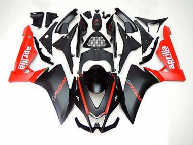 12-15 Negro Mate & Rojo RS4 125 Carenados Moto