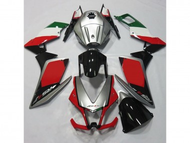 12-15 Plata & Rojo RS4 125 Carenados Moto