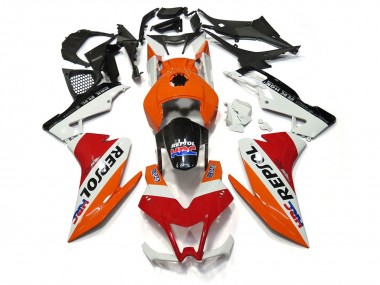 12-15 Repsol Blanco & Rojo RS4 125 Carenados Moto