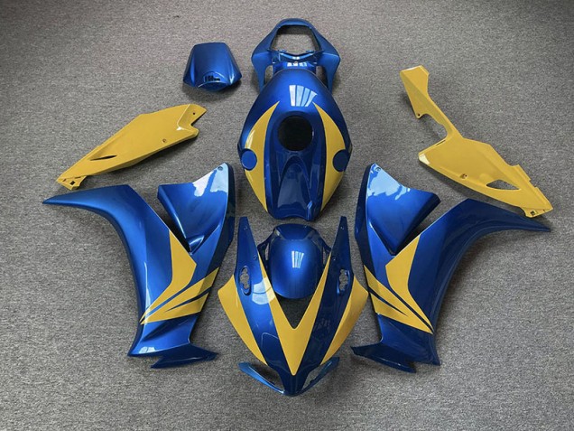 12-16 Azul Brillante & Amarillo CBR1000RR Carenados Moto 12-16 Azul Brillante & Amarillo CBR1000RR Carenados Moto