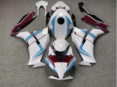 12-16 Azul Claro Brillante & Granate CBR1000RR Carenados Moto