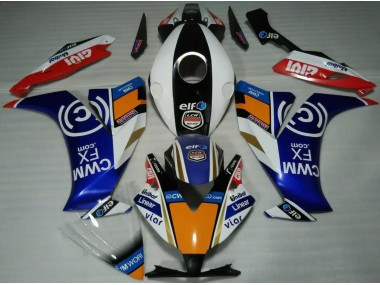 12-16 Elf Azul & Naranja CBR1000RR Carenados Moto