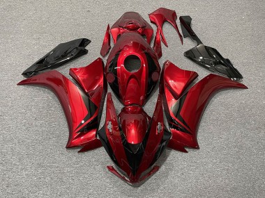 12-16 Estilo Rojo & Negro CBR1000RR Carenados Moto