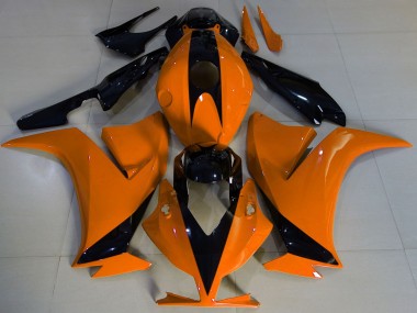 12-16 Naranja Brillante & Negro CBR1000RR Carenados Moto