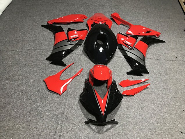12-16 Negro Brillante Rojo / Gris CBR1000RR Carenados Moto 12-16 Negro Brillante Rojo / Gris CBR1000RR Carenados Moto