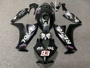12-16 Negro Mate Repsol CBR1000RR Carenados Moto