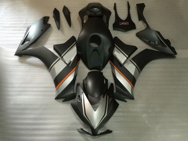 12-16 Plata Mate & Negro CBR1000RR Carenados Moto 12-16 Plata Mate & Negro CBR1000RR Carenados Moto
