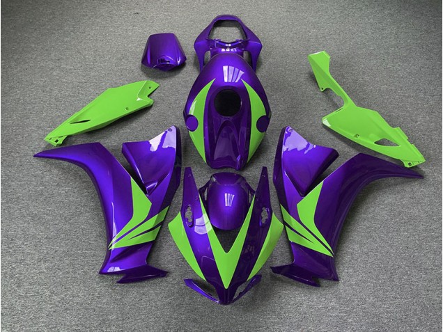 12-16 Púrpura Brillante & Verde CBR1000RR Carenados Moto 12-16 Púrpura Brillante & Verde CBR1000RR Carenados Moto